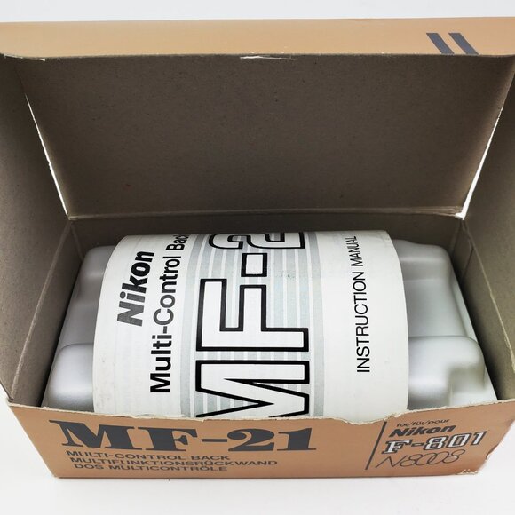 Nikon Multi-Control Back MF-21 for F-801 / N8008 Film Camera Vintage Unused NOS - Picture 7 of 13
